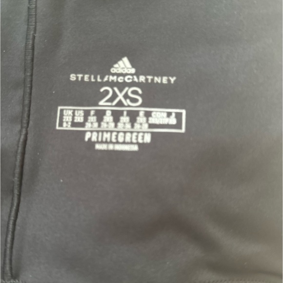 ADIDAS by Stella McCartney BLACK Short leggings with logo - Picture 7 of 8